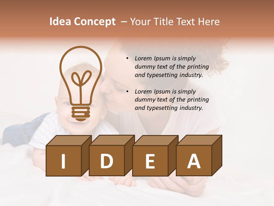 Happiness Human Adorable PowerPoint Template