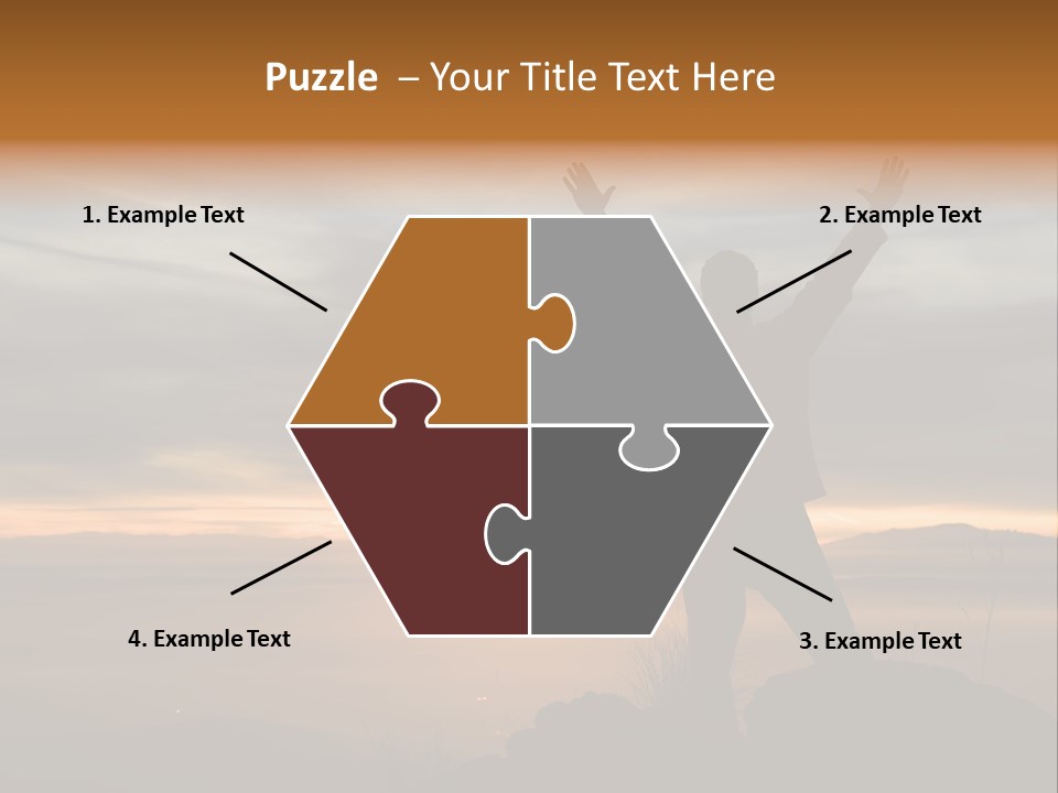 Tranquility Achievement Peace PowerPoint Template
