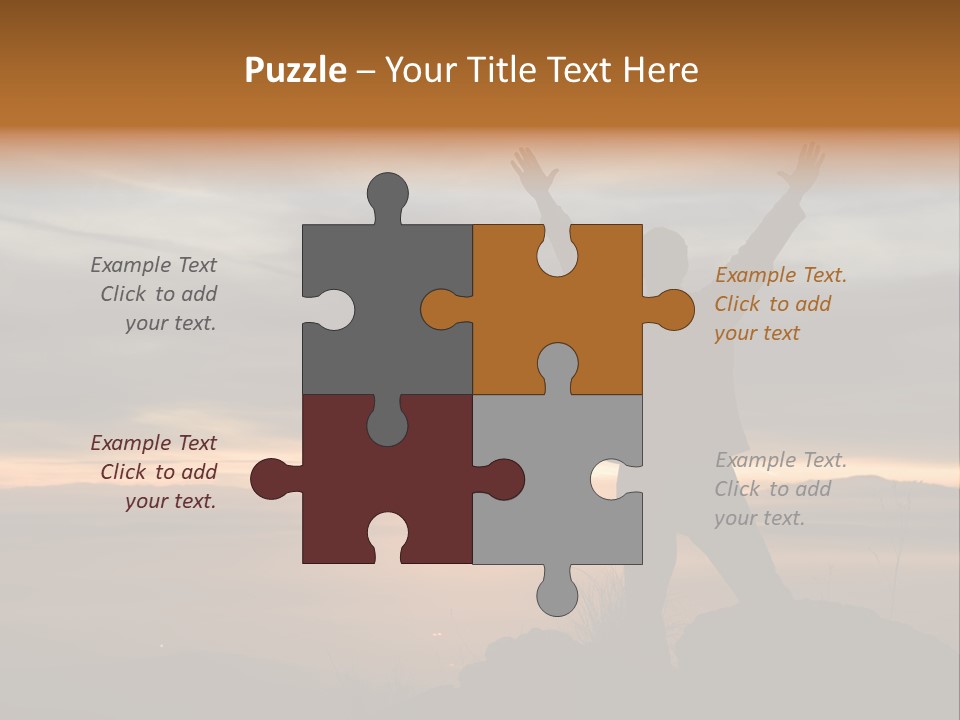 Tranquility Achievement Peace PowerPoint Template