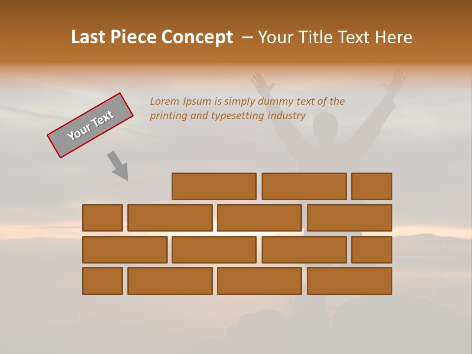 Tranquility Achievement Peace PowerPoint Template