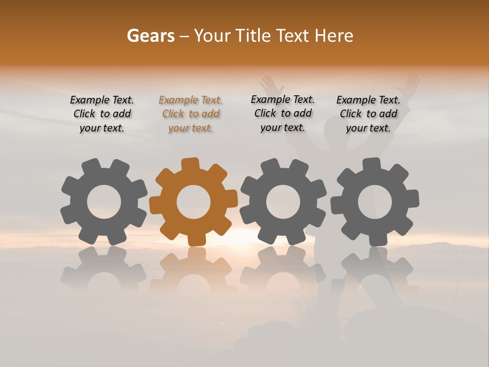 Tranquility Achievement Peace PowerPoint Template