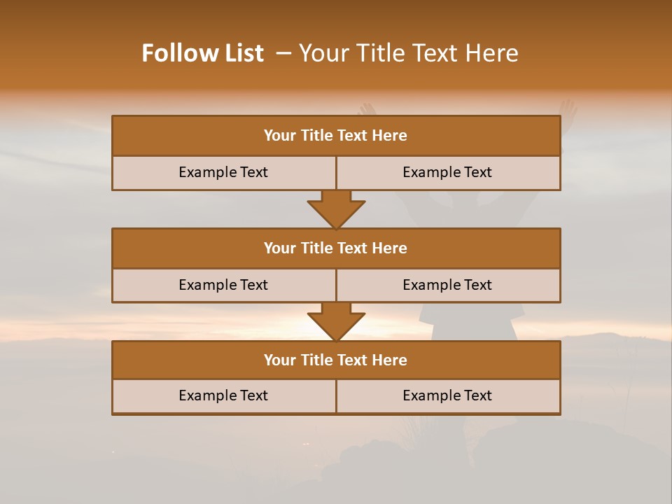 Tranquility Achievement Peace PowerPoint Template