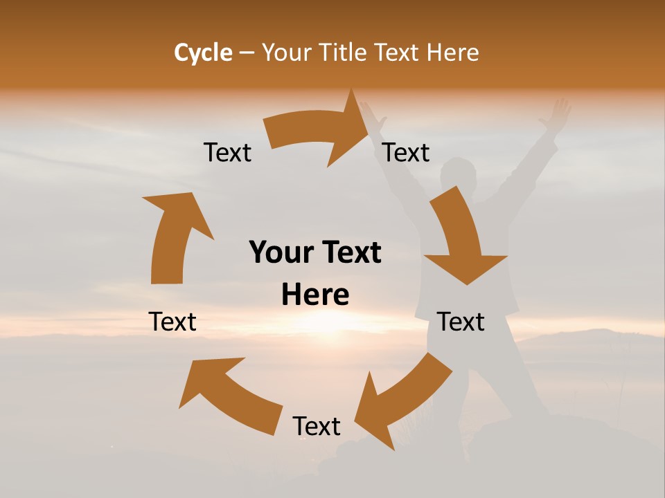 Tranquility Achievement Peace PowerPoint Template