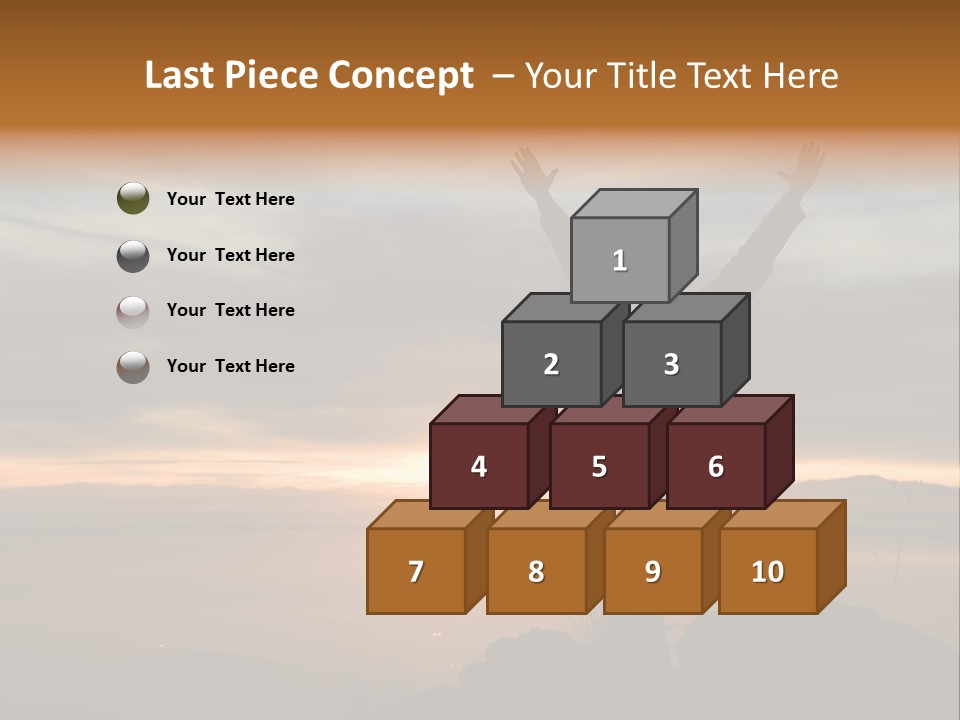 Tranquility Achievement Peace PowerPoint Template