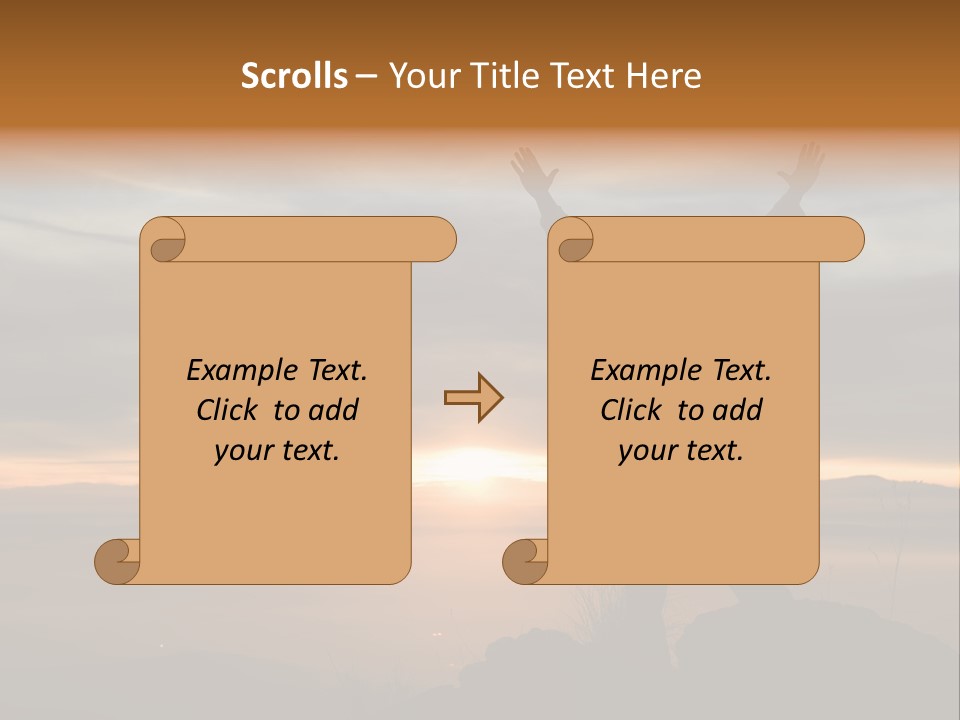 Tranquility Achievement Peace PowerPoint Template