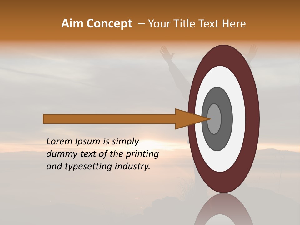 Tranquility Achievement Peace PowerPoint Template