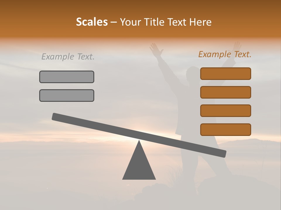 Tranquility Achievement Peace PowerPoint Template