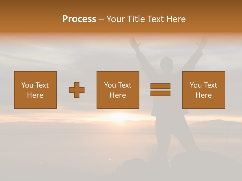 Tranquility Achievement Peace PowerPoint Template