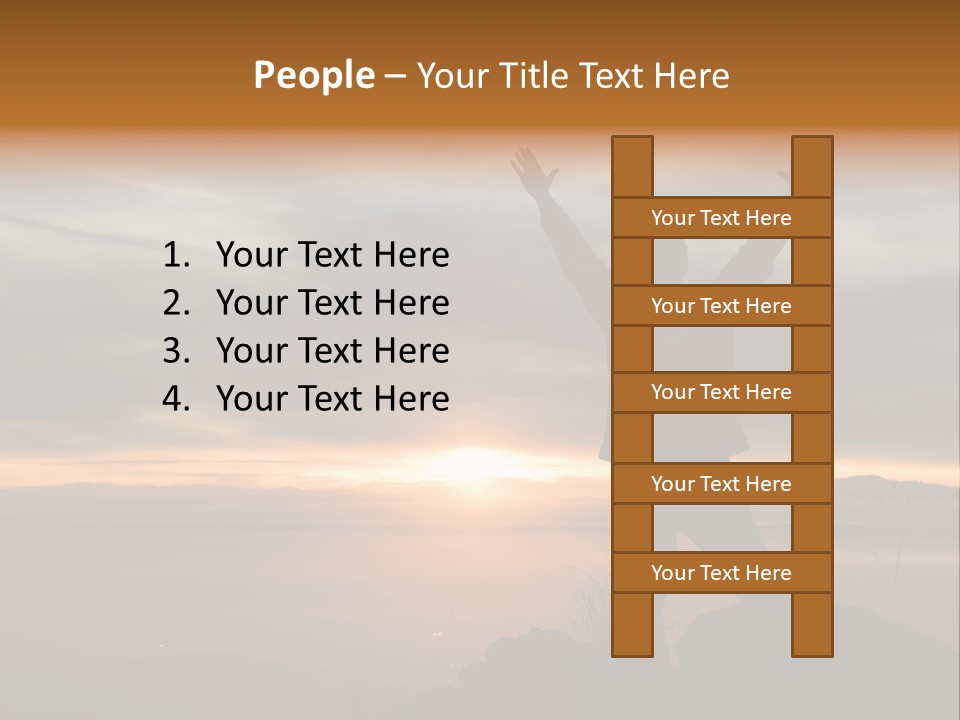 Tranquility Achievement Peace PowerPoint Template