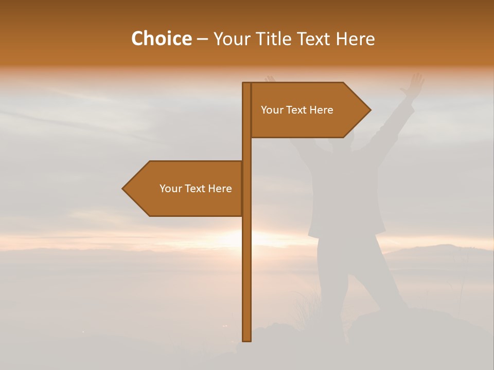 Tranquility Achievement Peace PowerPoint Template