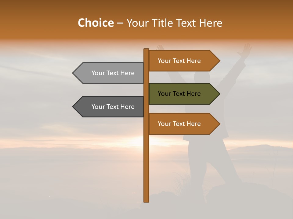Tranquility Achievement Peace PowerPoint Template