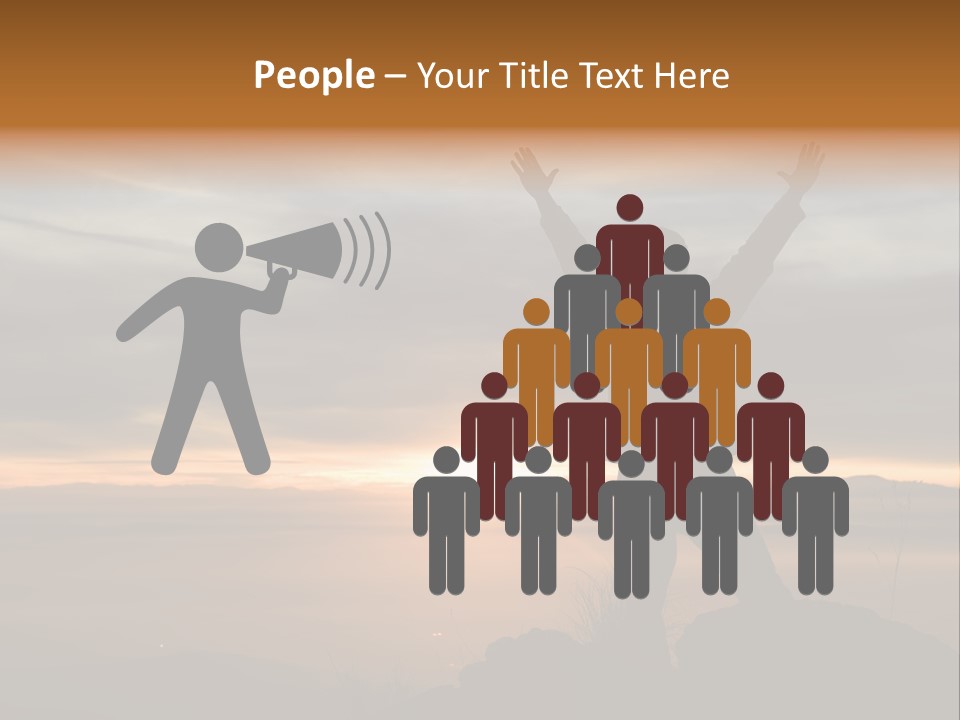 Tranquility Achievement Peace PowerPoint Template