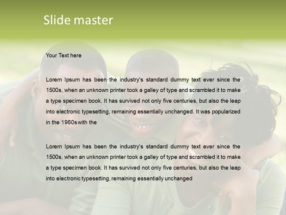 Grandfather Ethnic Park PowerPoint Template