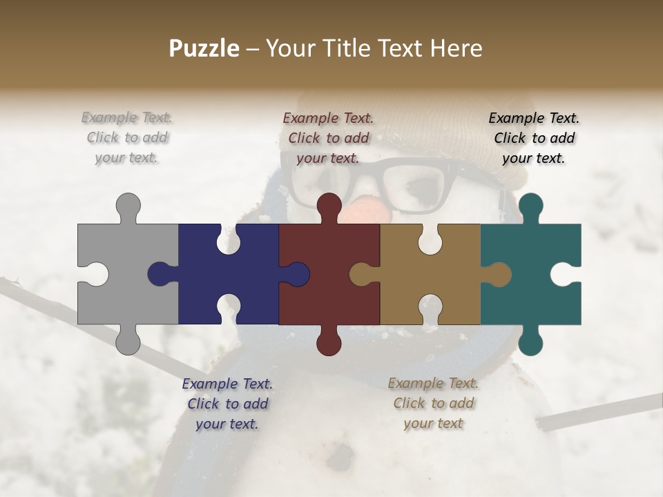 Smile Glasses Cheerful PowerPoint Template