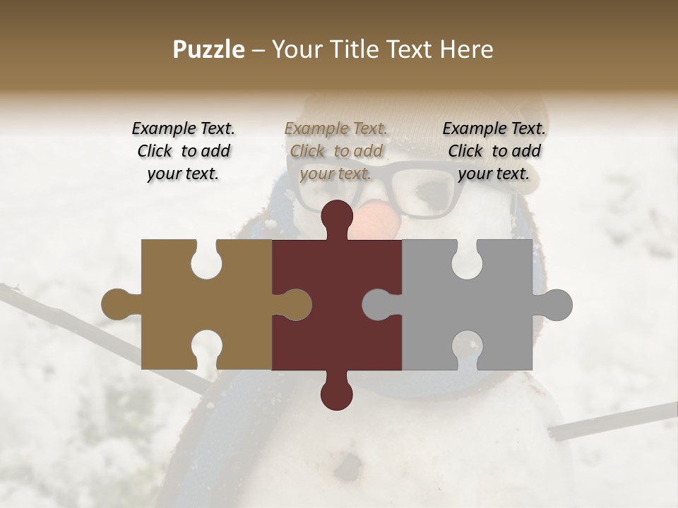 Smile Glasses Cheerful PowerPoint Template