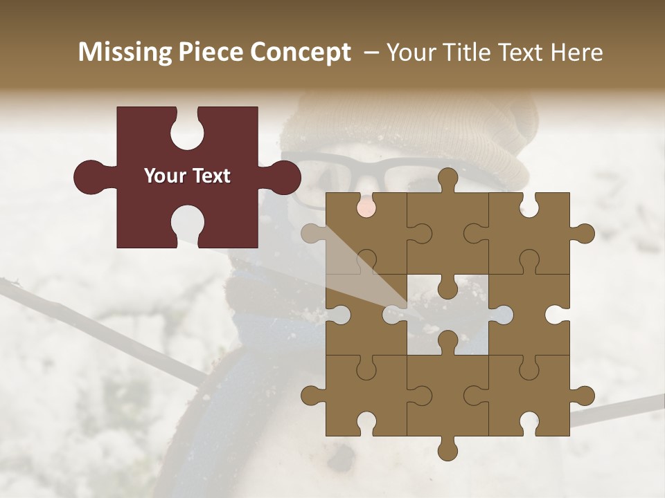 Smile Glasses Cheerful PowerPoint Template