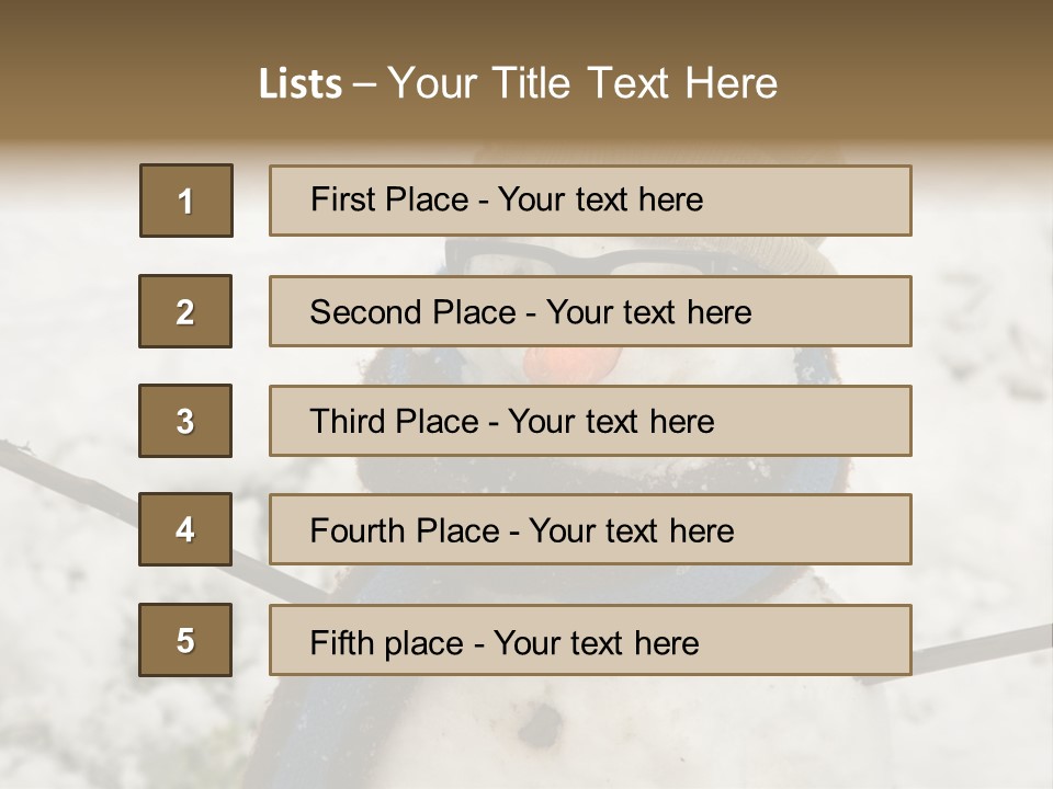 Smile Glasses Cheerful PowerPoint Template
