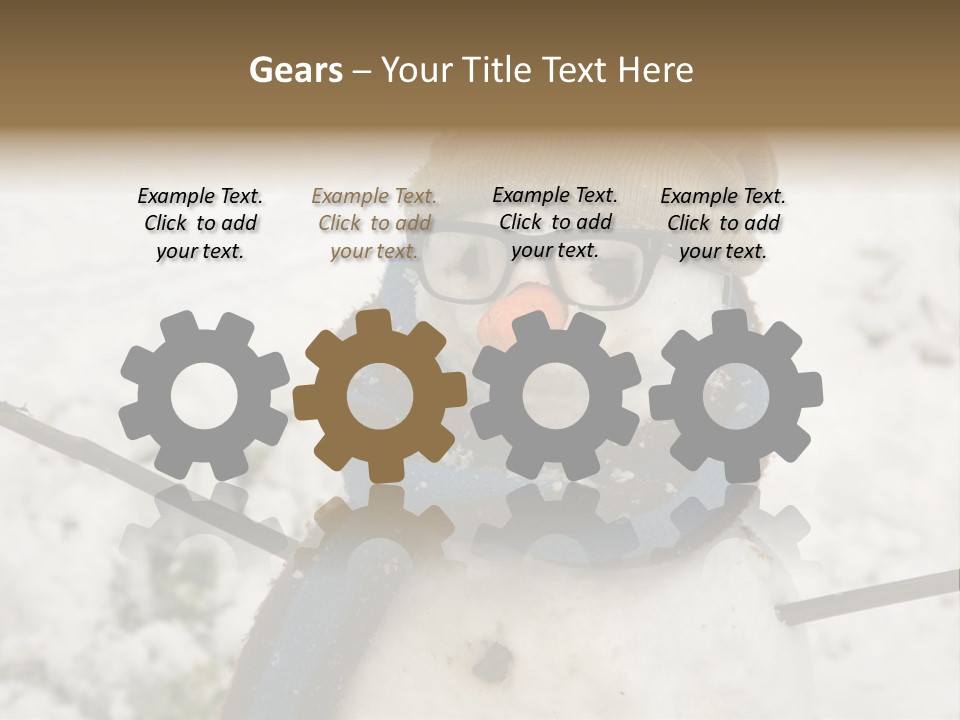 Smile Glasses Cheerful PowerPoint Template