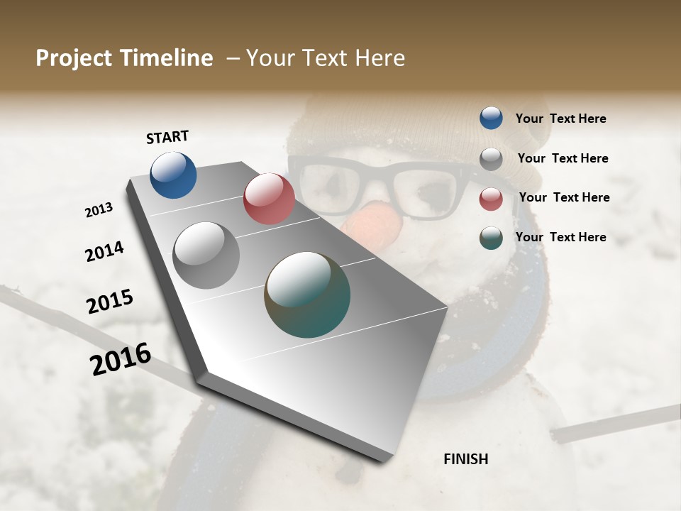 Smile Glasses Cheerful PowerPoint Template