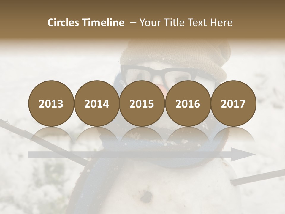 Smile Glasses Cheerful PowerPoint Template