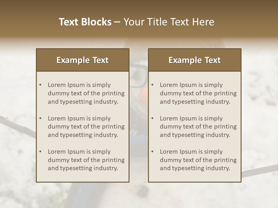 Smile Glasses Cheerful PowerPoint Template
