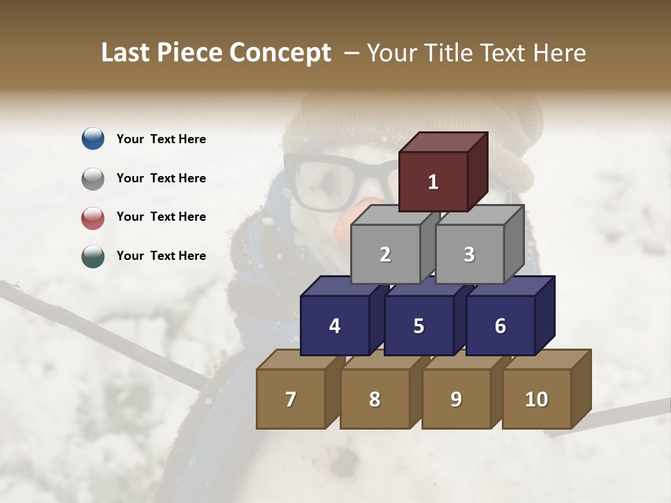 Smile Glasses Cheerful PowerPoint Template