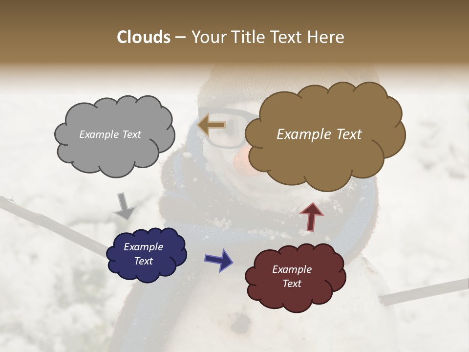 Smile Glasses Cheerful PowerPoint Template
