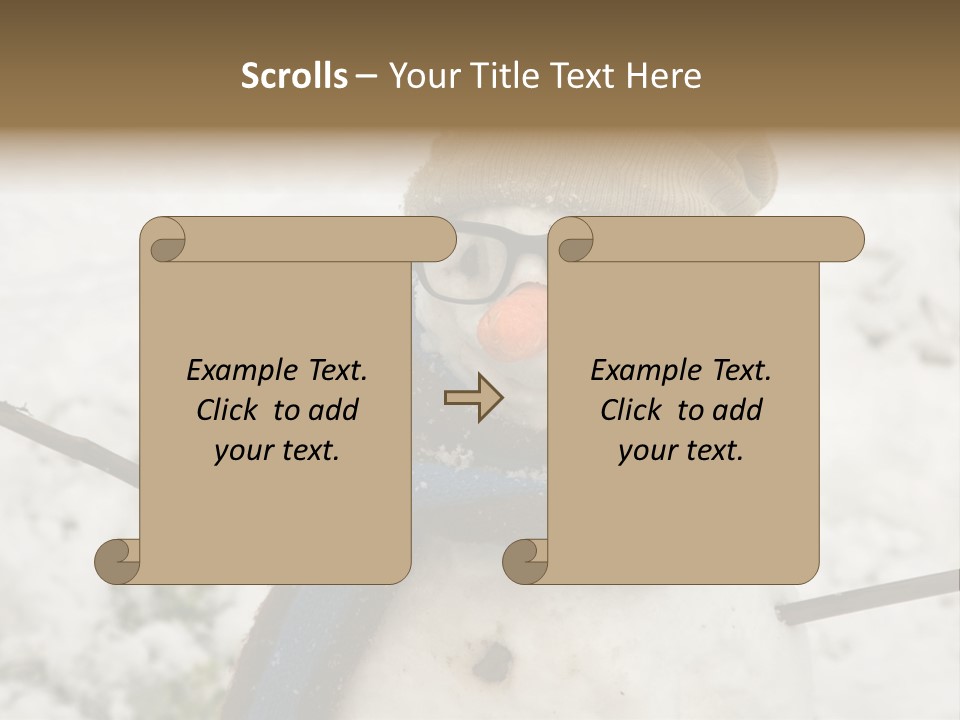 Smile Glasses Cheerful PowerPoint Template