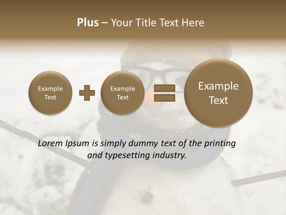 Smile Glasses Cheerful PowerPoint Template