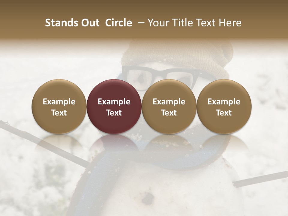 Smile Glasses Cheerful PowerPoint Template