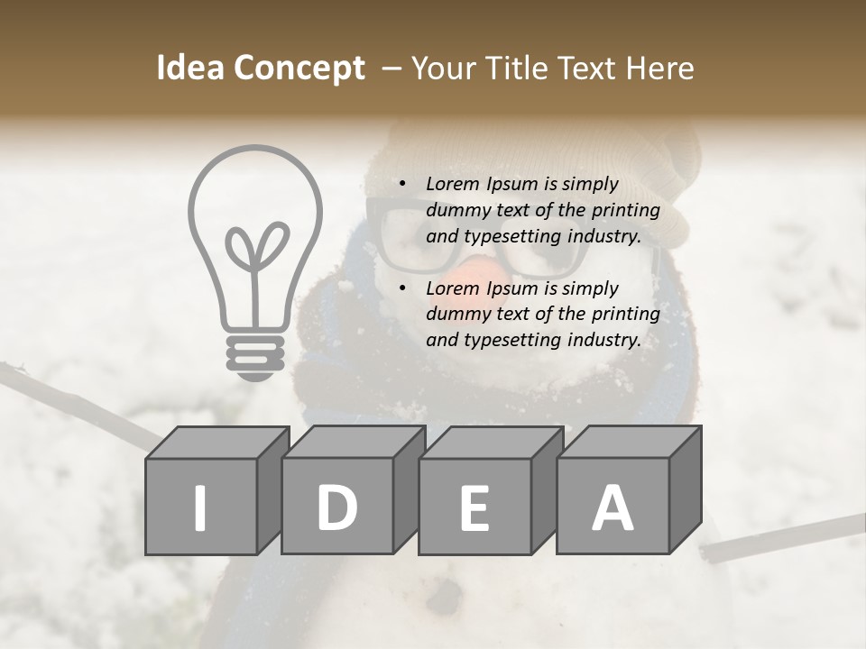Smile Glasses Cheerful PowerPoint Template