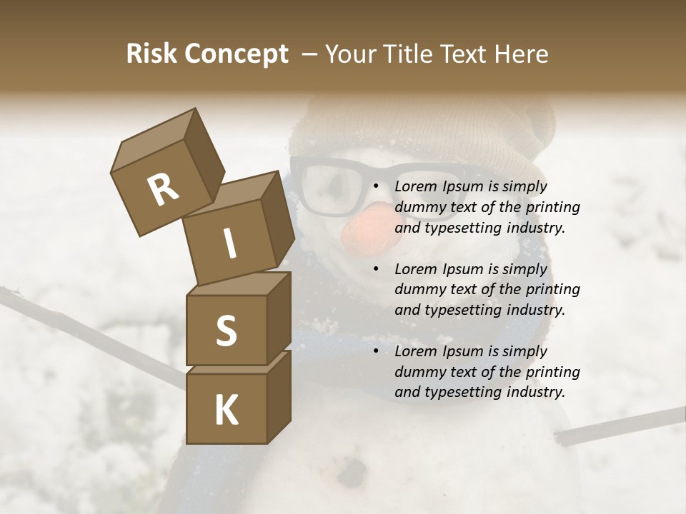 Smile Glasses Cheerful PowerPoint Template