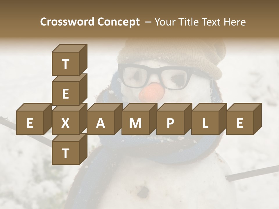 Smile Glasses Cheerful PowerPoint Template