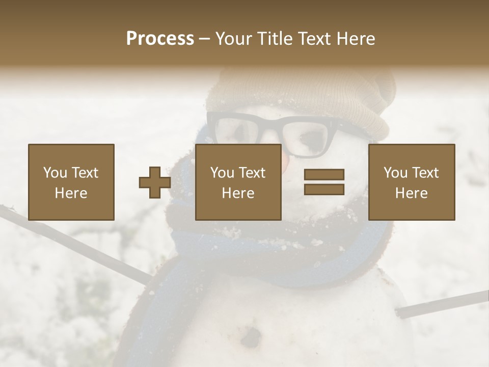Smile Glasses Cheerful PowerPoint Template