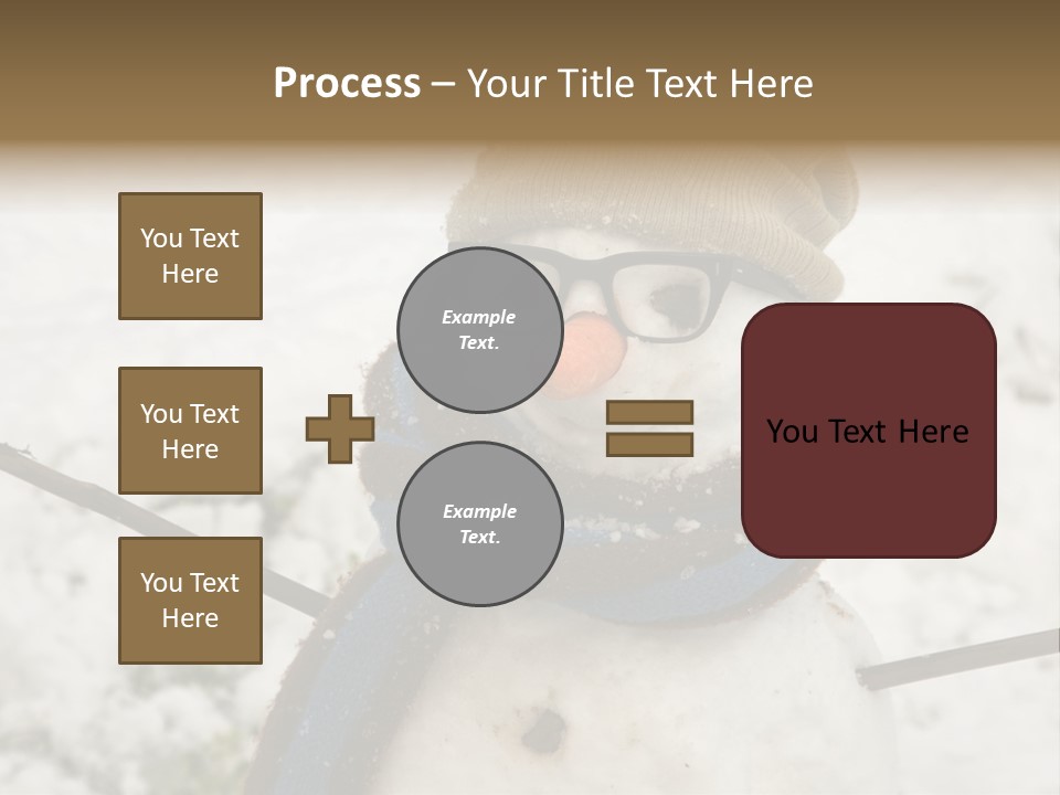 Smile Glasses Cheerful PowerPoint Template