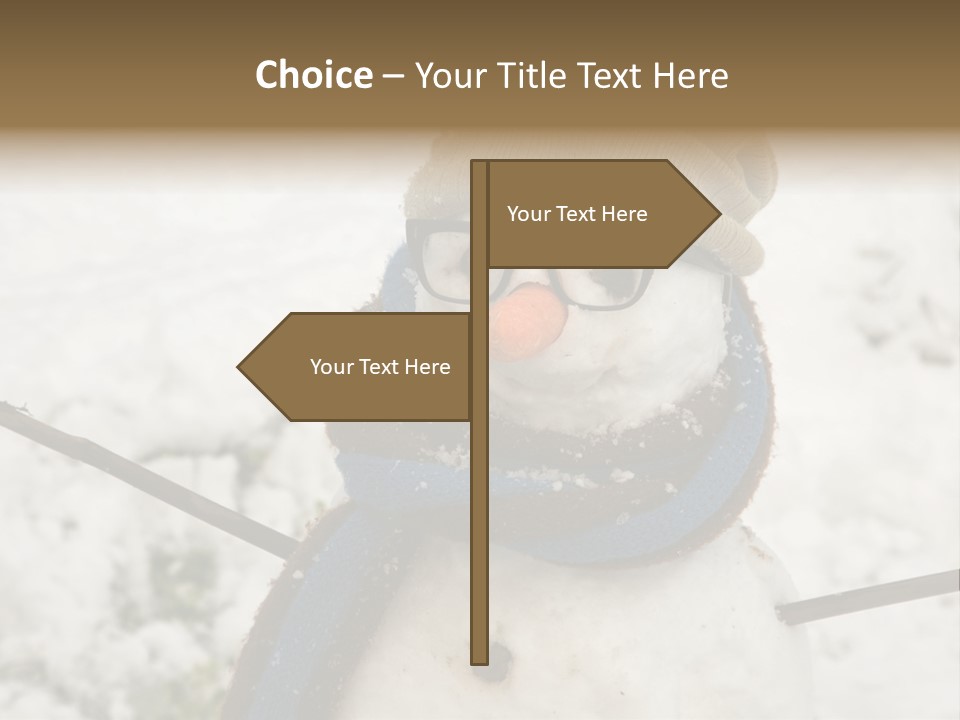 Smile Glasses Cheerful PowerPoint Template