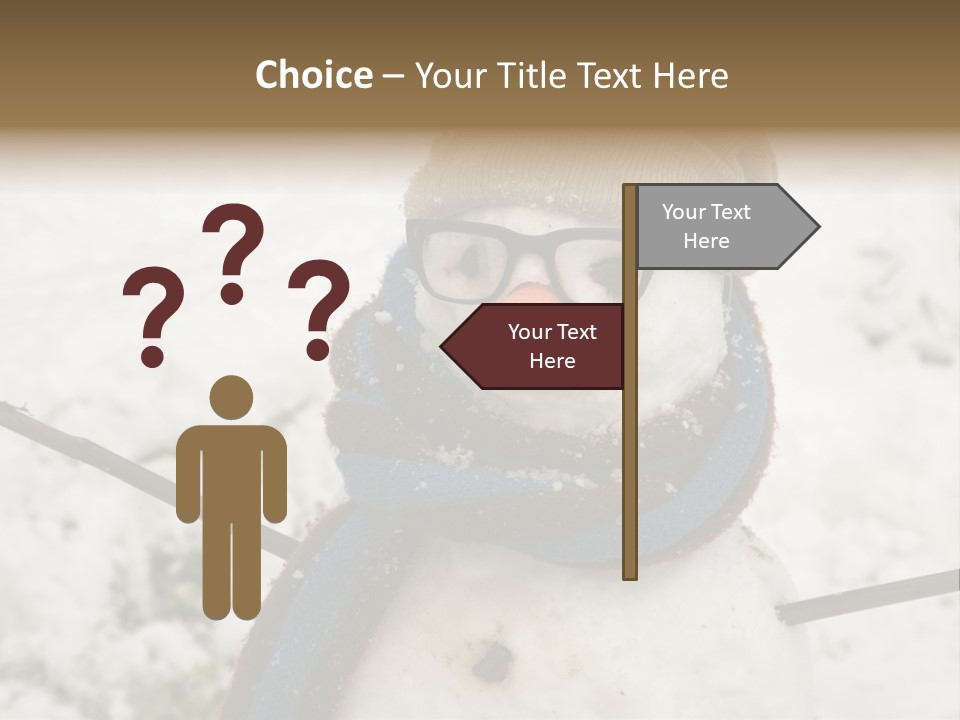 Smile Glasses Cheerful PowerPoint Template