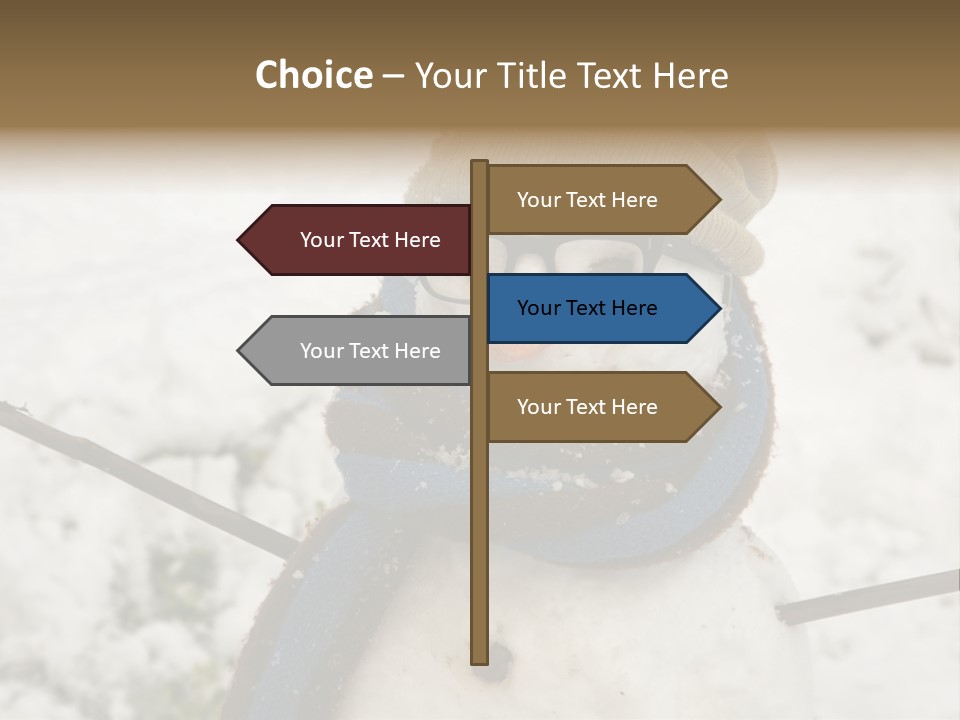 Smile Glasses Cheerful PowerPoint Template