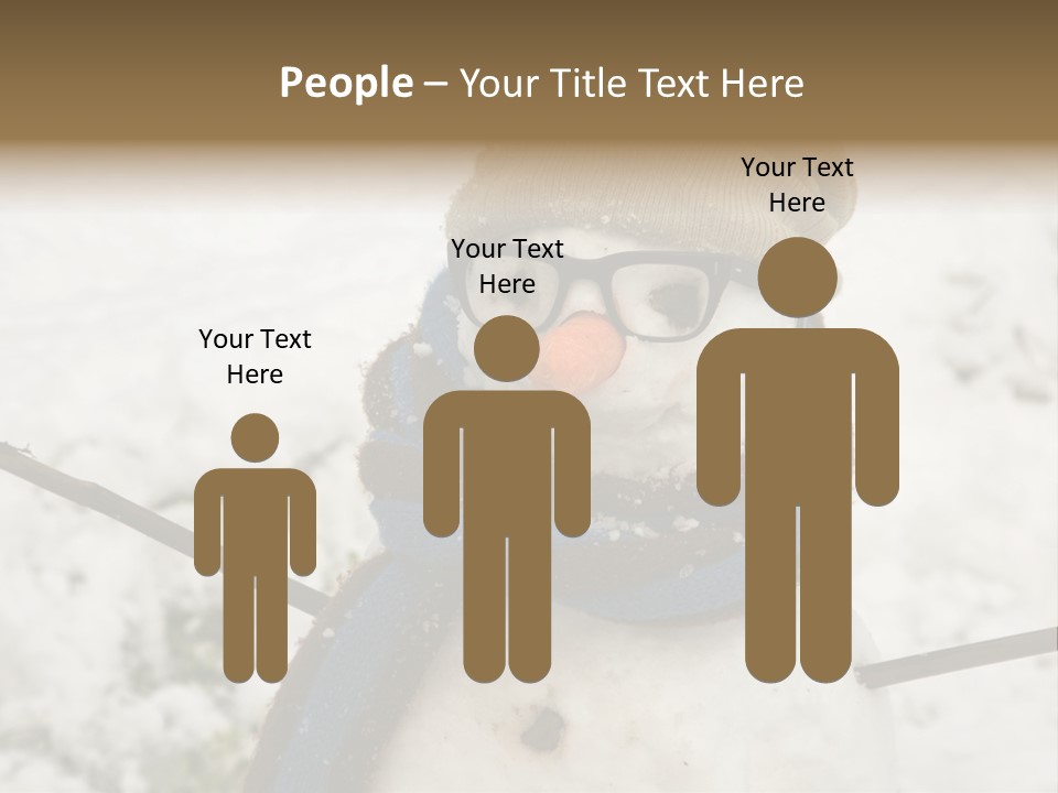 Smile Glasses Cheerful PowerPoint Template