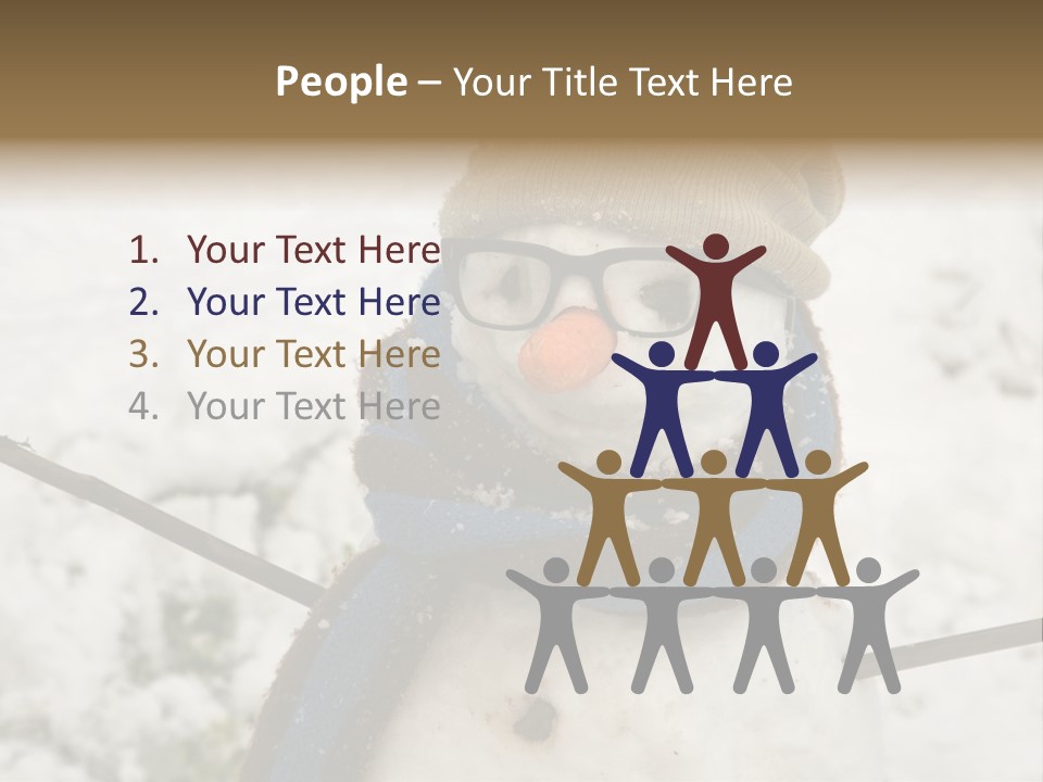 Smile Glasses Cheerful PowerPoint Template