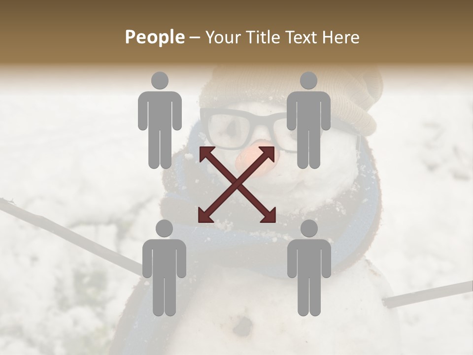 Smile Glasses Cheerful PowerPoint Template