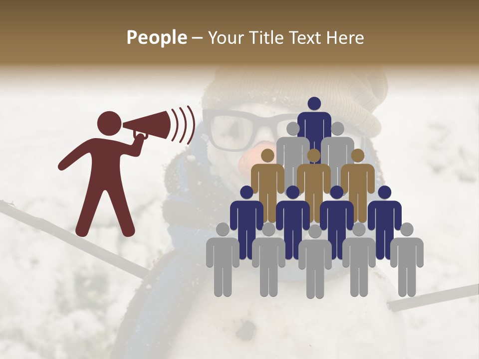 Smile Glasses Cheerful PowerPoint Template