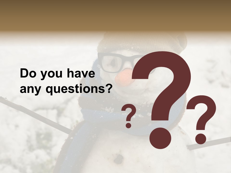 Smile Glasses Cheerful PowerPoint Template