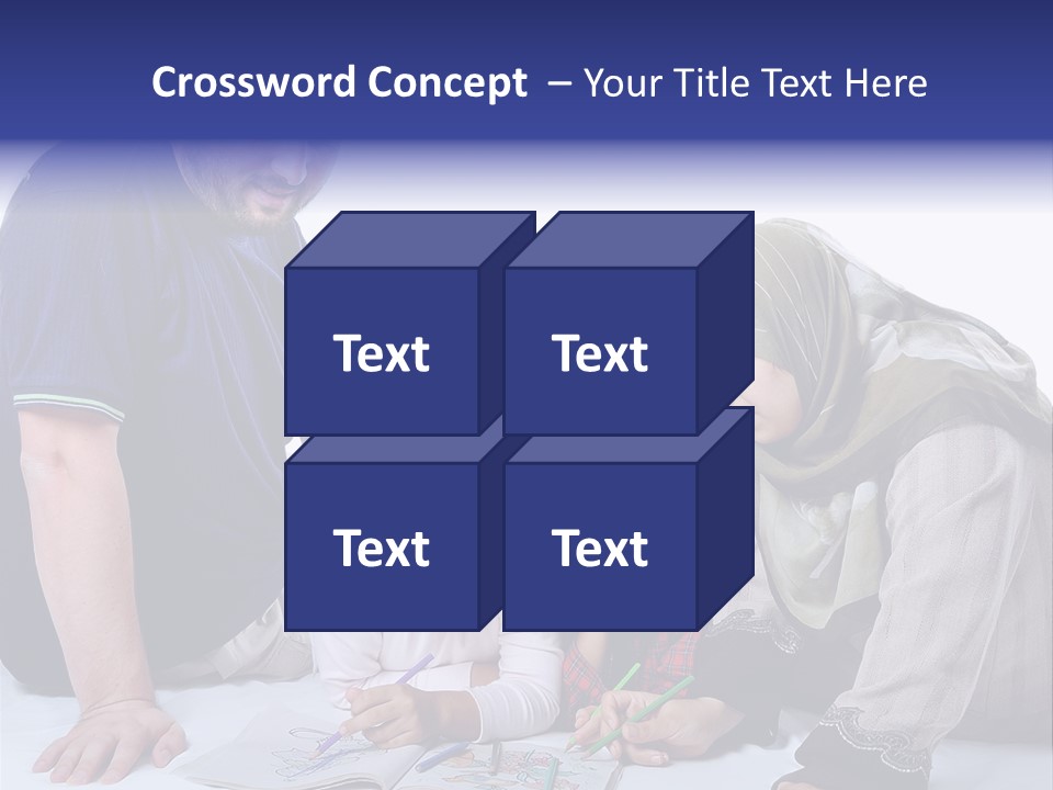 Mother Girl Creativity PowerPoint Template