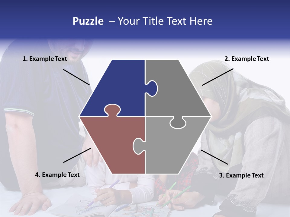 Mother Girl Creativity PowerPoint Template