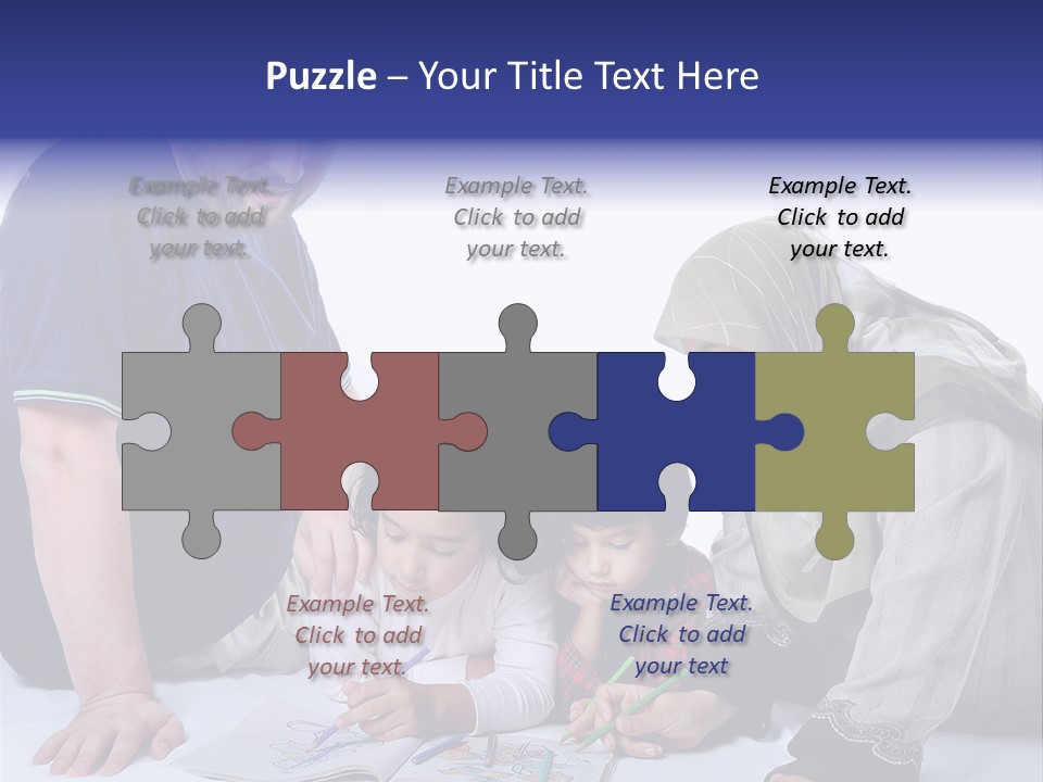 Mother Girl Creativity PowerPoint Template