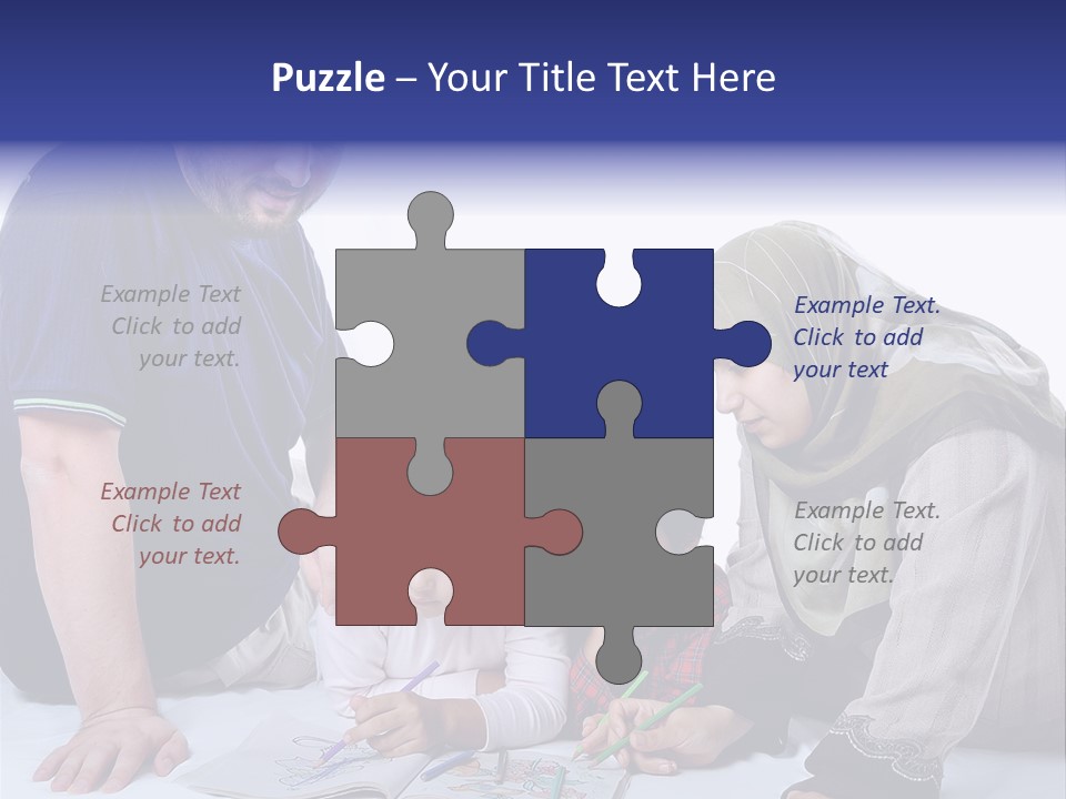 Mother Girl Creativity PowerPoint Template