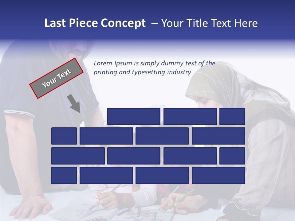 Mother Girl Creativity PowerPoint Template