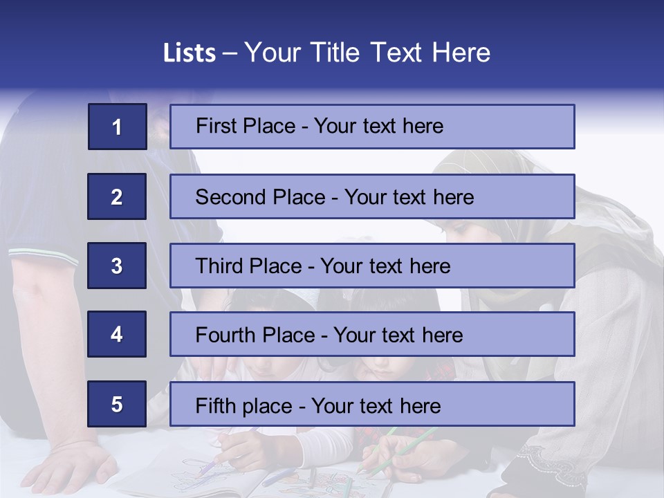 Mother Girl Creativity PowerPoint Template