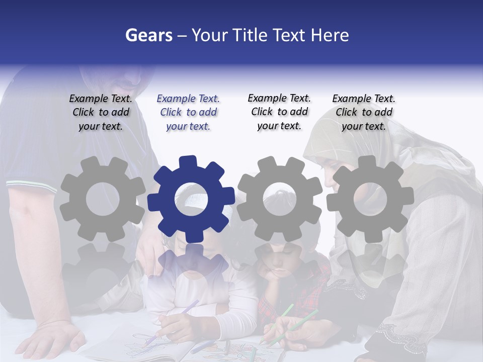 Mother Girl Creativity PowerPoint Template